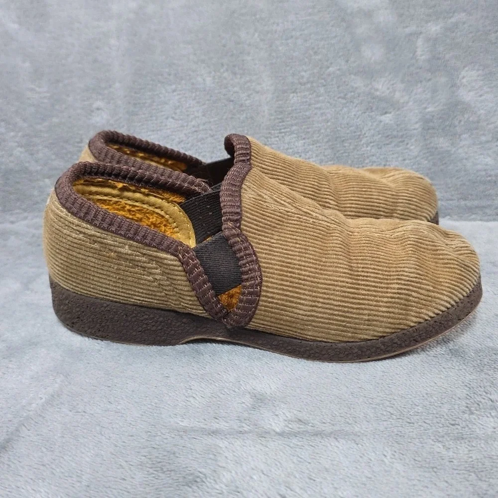 Vintage Wellco Kids Corduroy Mules Size 8 Please See‎ Photos VGC